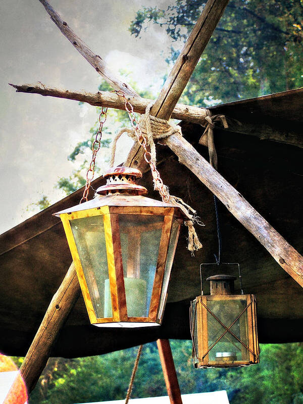 Historic Art Print featuring the photograph Lanterns by Marty Koch