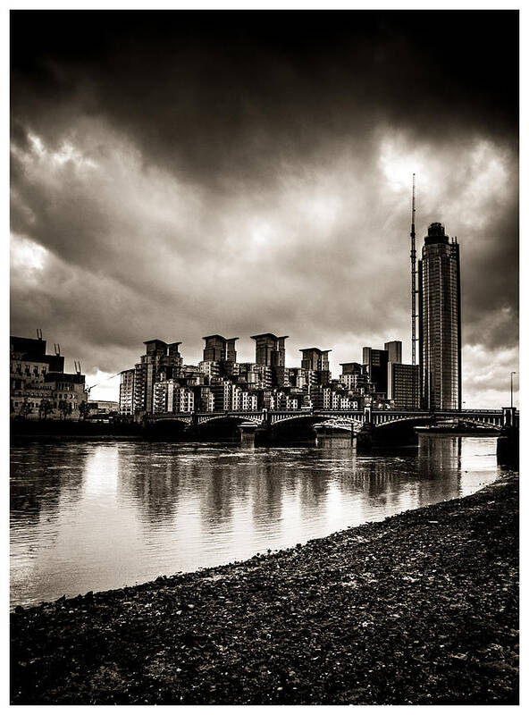 the Tower Art Print featuring the photograph London Drama by Lenny Carter