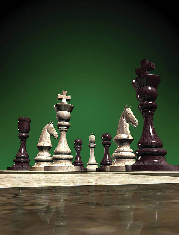 Photo & Art Print Chess pieces
