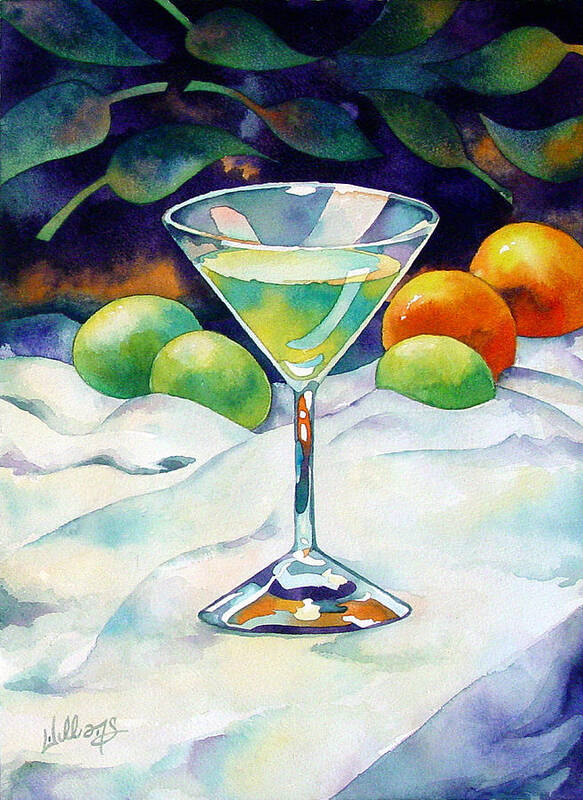 Watercolor Art Print featuring the painting Margarita by Mick Williams