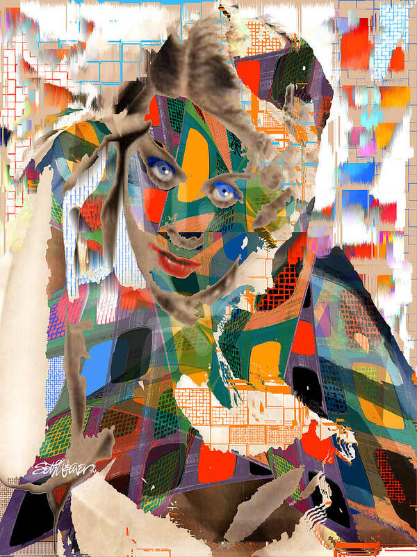 Masquerade Art Print featuring the digital art Masquerade by Seth Weaver