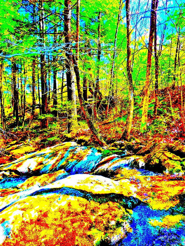 Landscape Art Print featuring the photograph Mellow Yellow 67 by George Ramos