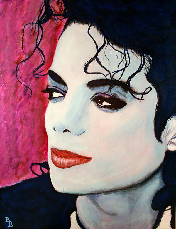 Michael Jackson art print Michael Jackson painting black purple blue Michael Jackson Michael Jackson silhouette Michael Jackson print