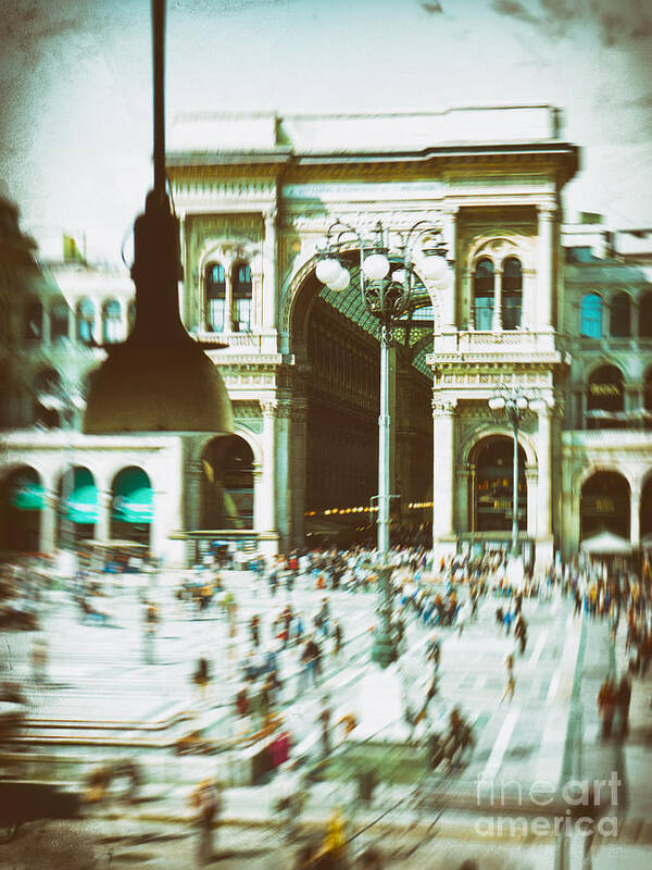 Animated Art Print featuring the photograph Milan gallery by Silvia Ganora