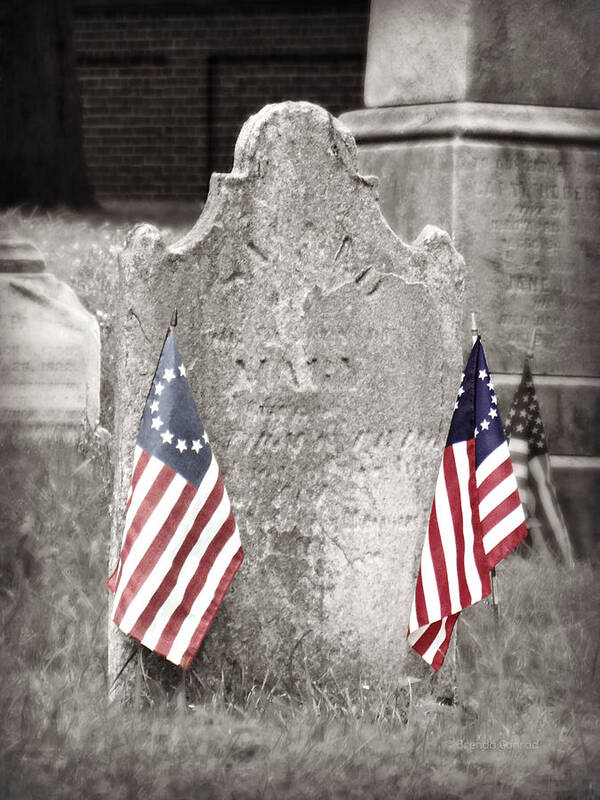 Military Grave Art Print featuring the photograph Military Grave by Dark Whimsy