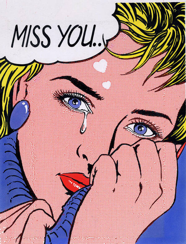 Miss You Art Print featuring the photograph Miss You by MGL Meiklejohn Graphics Licensing