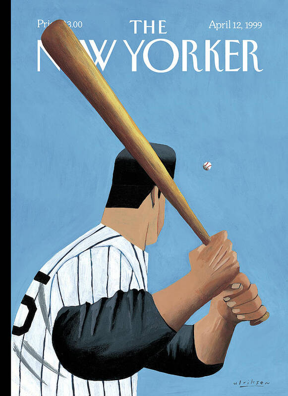 Opening Day Art Print featuring the painting New Yorker April 12th, 1999 by Mark Ulriksen