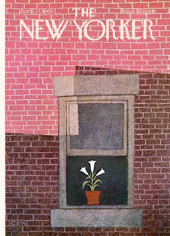 Charles E. Martin Cma Art Print featuring the painting New Yorker April 13th, 1968 by Charles E Martin