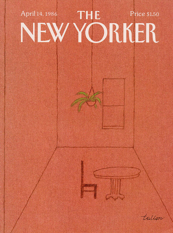 Household Art Print featuring the painting New Yorker April 14th, 1986 by Robert Tallon