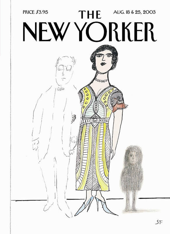 67935 Art Print featuring the painting Family by Saul Steinberg