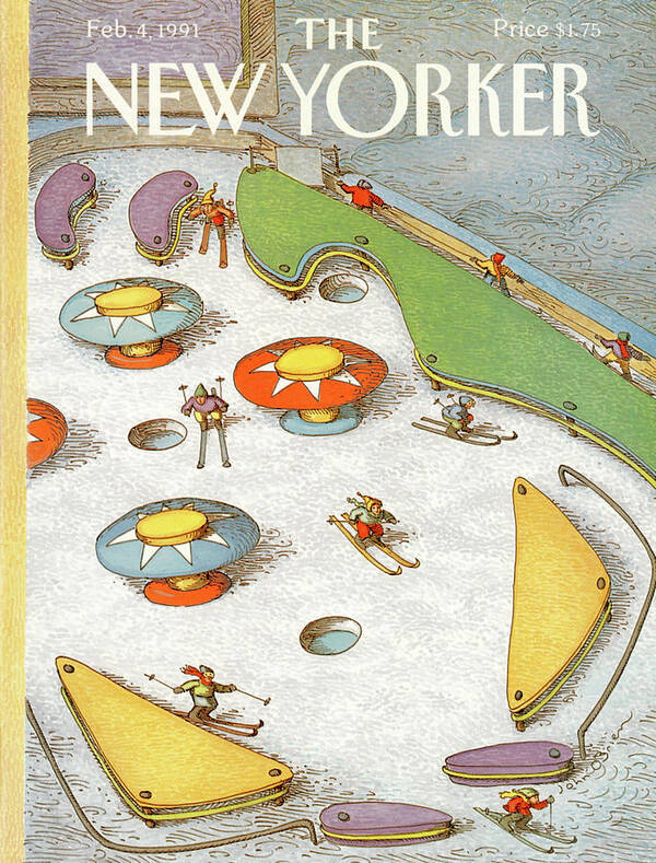 Entertainment Art Print featuring the painting New Yorker February 4th, 1991 by John O'Brien