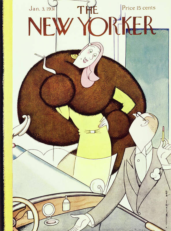 Illustration Art Print featuring the painting New Yorker January 3 1931 by Rea Irvin