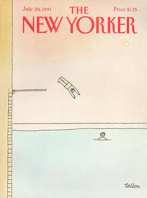 Season Art Print featuring the painting New Yorker July 20th, 1981 by Robert Tallon