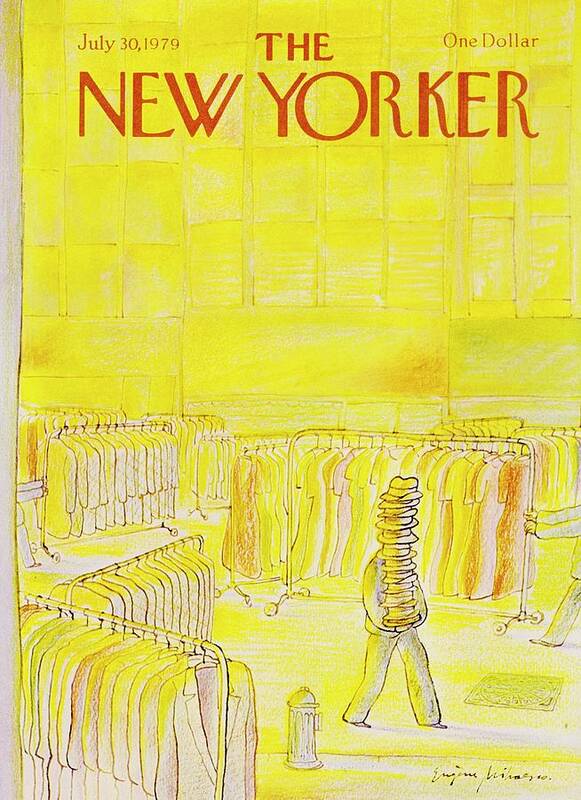 Illustration Art Print featuring the painting New Yorker July 30th 1979 by Eugene Mihaesco