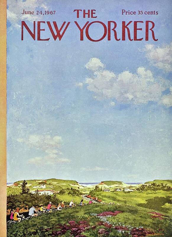 Illustration Art Print featuring the painting New Yorker June 24th 1967 by Albert Hubbell