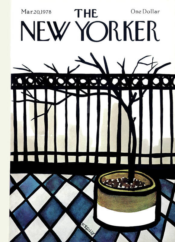 Nature Art Print featuring the painting New Yorker March 20th, 1978 by Donald Reilly