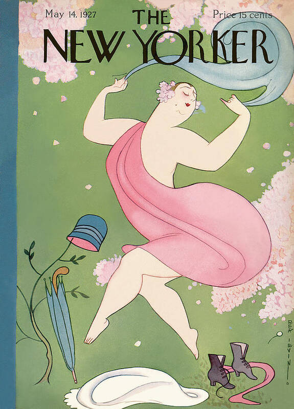 Rite Of Spring Art Print featuring the painting New Yorker May 14th, 1927 by Rea Irvin