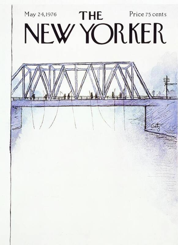 Illustration Art Print featuring the painting New Yorker May 24th 1976 by Arthur Getz