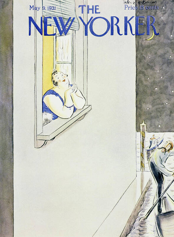 Illustration Art Print featuring the painting New Yorker May 9 1931 by Helene E Hokinson