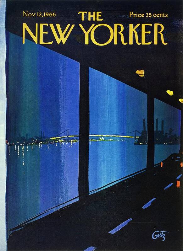 Illustration Art Print featuring the painting New Yorker November 12th 1966 by Arthur Getz