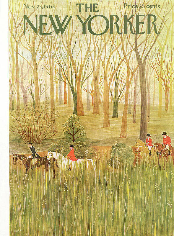 Season Art Print featuring the painting New Yorker November 23rd, 1963 by Ilonka Karasz