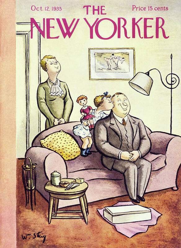 Child Art Print featuring the painting New Yorker October 12 1935 by William Steig