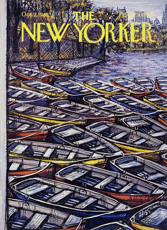 Illustration Art Print featuring the painting New Yorker October 2nd 1965 by Donald Higgins