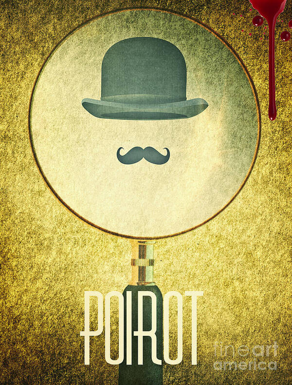 Poirot Art Print featuring the digital art Poirot by Binka Kirova