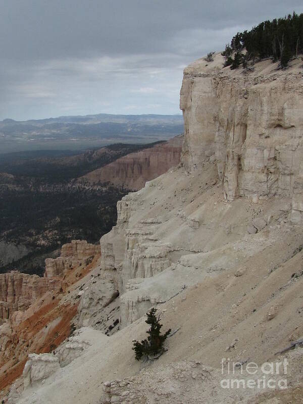 Utah Art Print featuring the photograph Powell Point - Vertical Cliffs by Sheryl Young