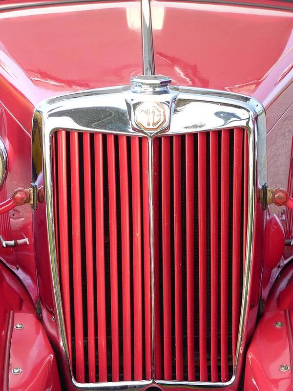 Red '50's Mg Art Print featuring the photograph Red MG by Susan Duda