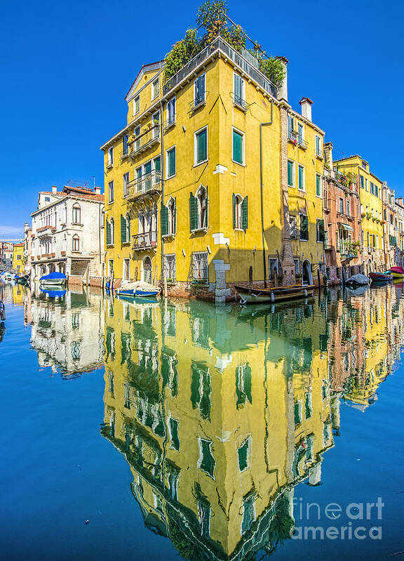 Venice Art Print featuring the photograph Refelections by Paul and Helen Woodford