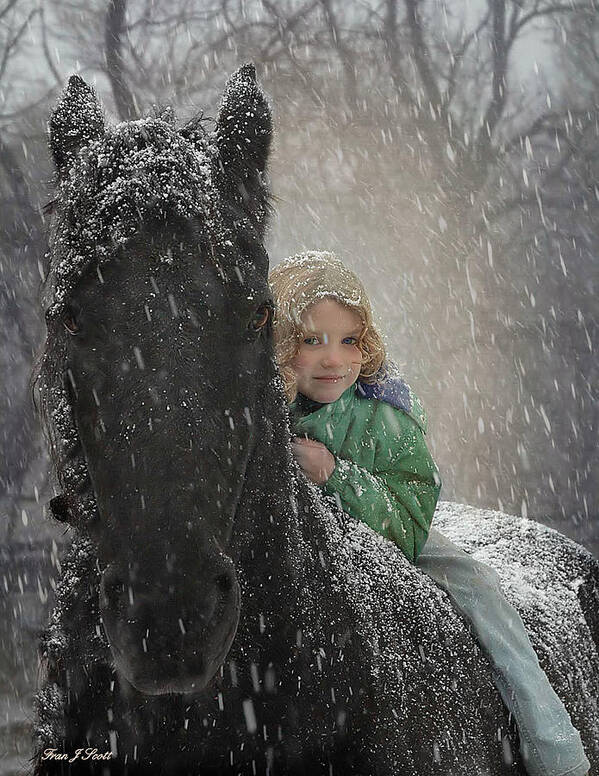 Friesian Art Print featuring the photograph Remme And Rory by Fran J Scott