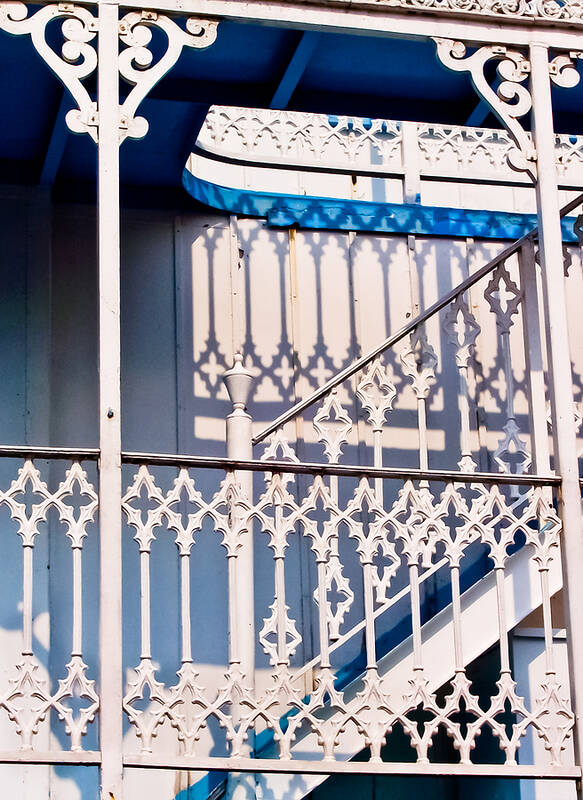 Bars Art Print featuring the photograph Riverboat Railings by Christi Kraft