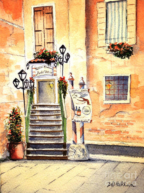 Romance Art Print featuring the painting Romance by Bill Holkham