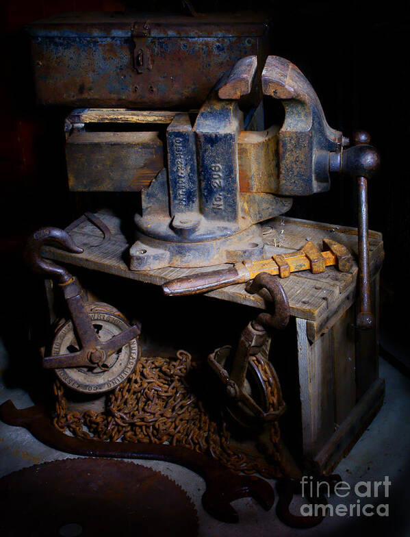Tools Art Print featuring the photograph Rusty Collection by Loni Collins