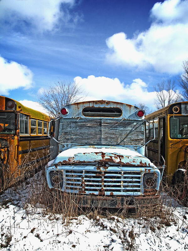 School Art Print featuring the photograph Schools Out - II by Alan Norsworthy