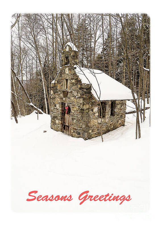 Seasons Art Print featuring the photograph Seasons Greetings Christmas Card by Edward Fielding