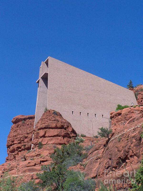 Sedona Arizona Art Print featuring the photograph Sedona Chapel 1 by Tom Doud