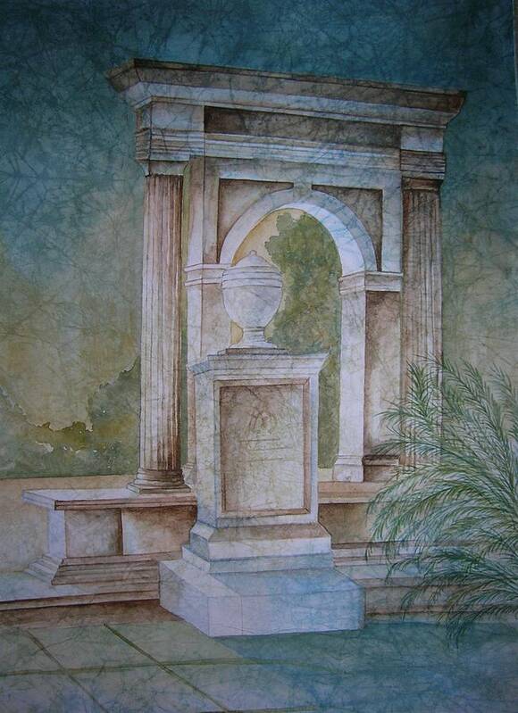 Monument Art Print featuring the painting Shadows of Life by Jayne Morgan