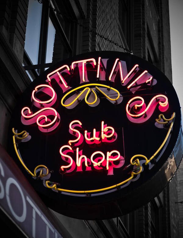 Sottinis Art Print featuring the photograph Sottini's Sub Shop by James Howe