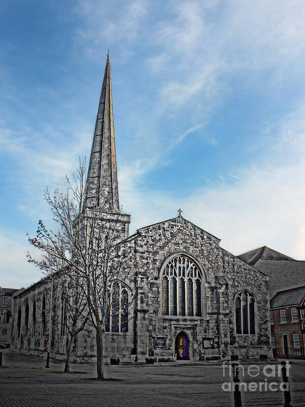 St Michaels Art Print featuring the photograph St Michael's Church Southampton Hampshire by Terri Waters