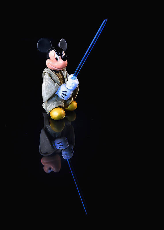 Toy Art Print featuring the photograph Star Wars Mickey Mouse by Bill and Linda Tiepelman