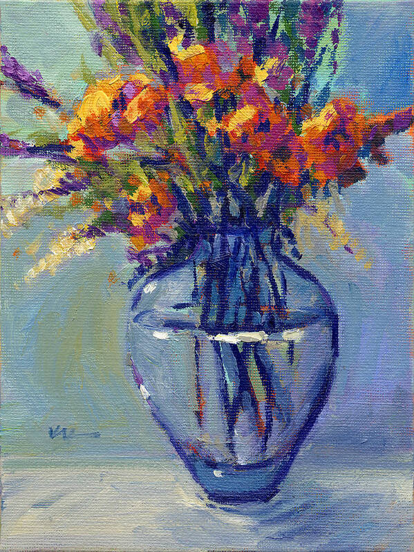 Summer Art Print featuring the painting Summer Bouquet 1 by Konnie Kim