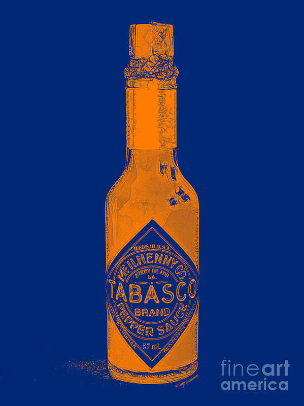 Tobasco Sauce Art Print featuring the photograph Tabasco Sauce 20130402grd2 by Wingsdomain Art and Photography