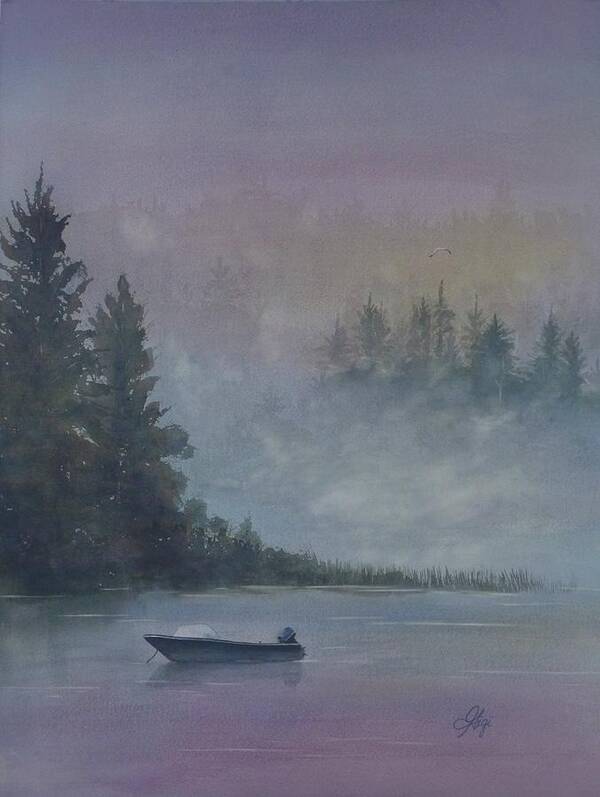 Fishing Art Print featuring the painting Take Me Fishing by Gigi Dequanne