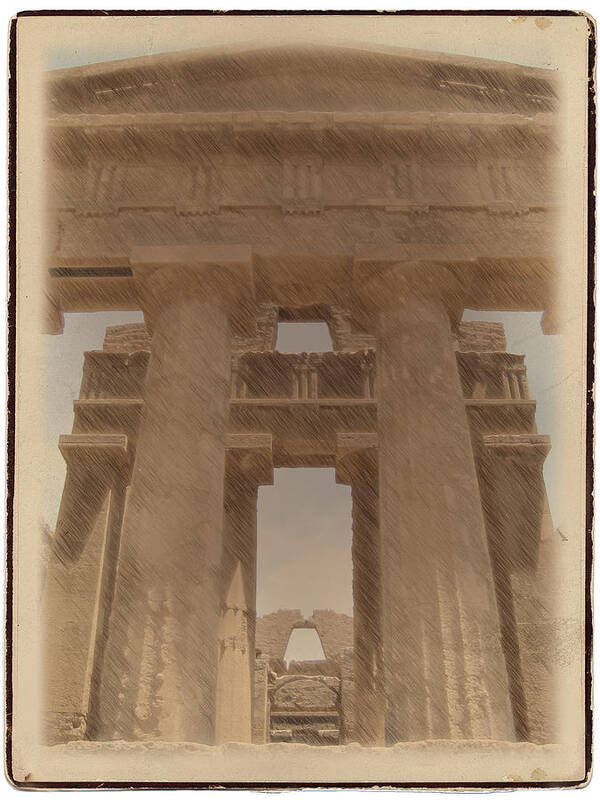 Greek Art Print featuring the photograph Temple by Doug Matthews