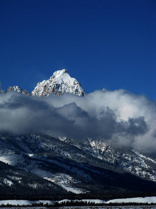 Grand Teton Art Print featuring the photograph The Clearing Storm by Raymond Salani III