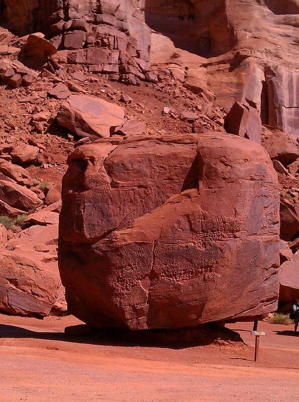 Landscape Art Print featuring the photograph The Cube by Fortunate Findings Shirley Dickerson