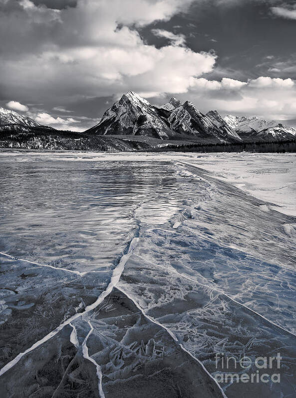 Landscape Art Print featuring the photograph The Sun Is Shining But the Ice Is Slippery by Royce Howland