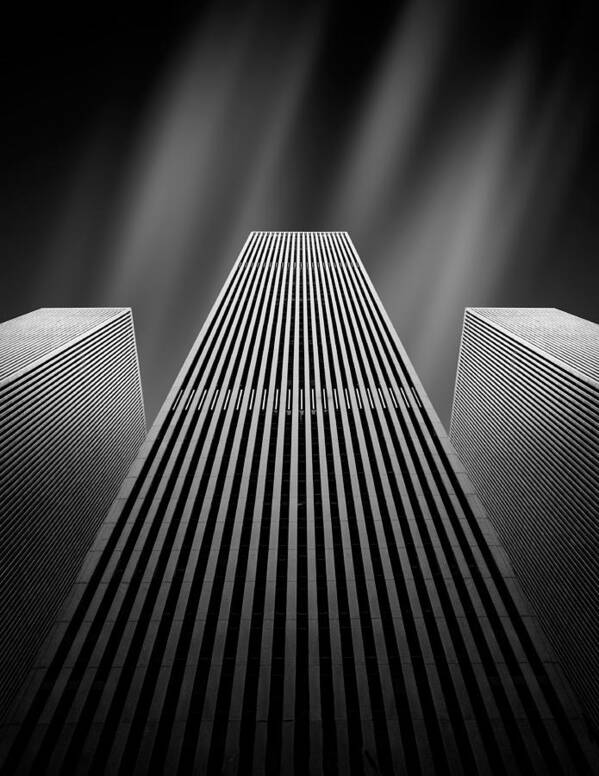 Architecture Art Print featuring the photograph The W by Olivier Schwartz